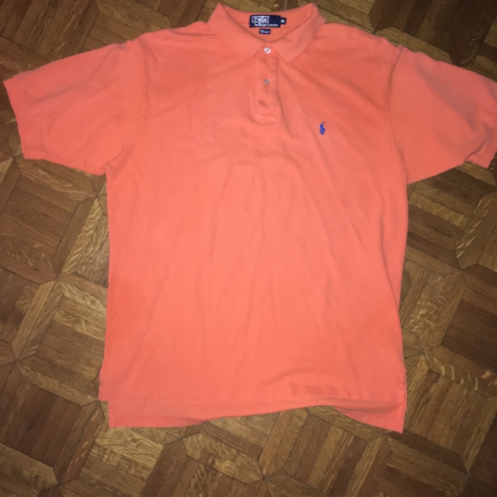 Ralph Lauren Polo Orange Golf Shirt XL